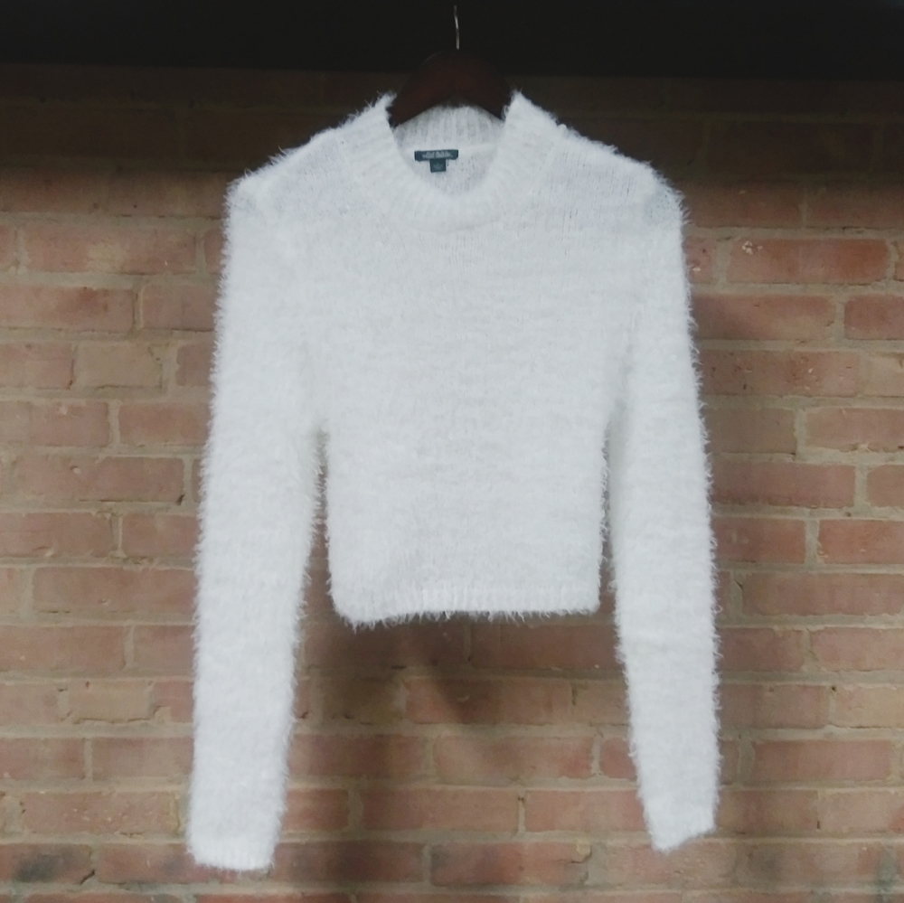 Wild Fable | Fuzzy Cropped Sweater- SPECIAL 💜 - Picture 3 of 6